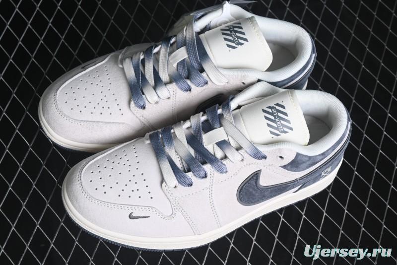 Nike Air Jordan 1 Low OF Collaboration Custom High-End Retro Basketball Shoes - DM9188-002