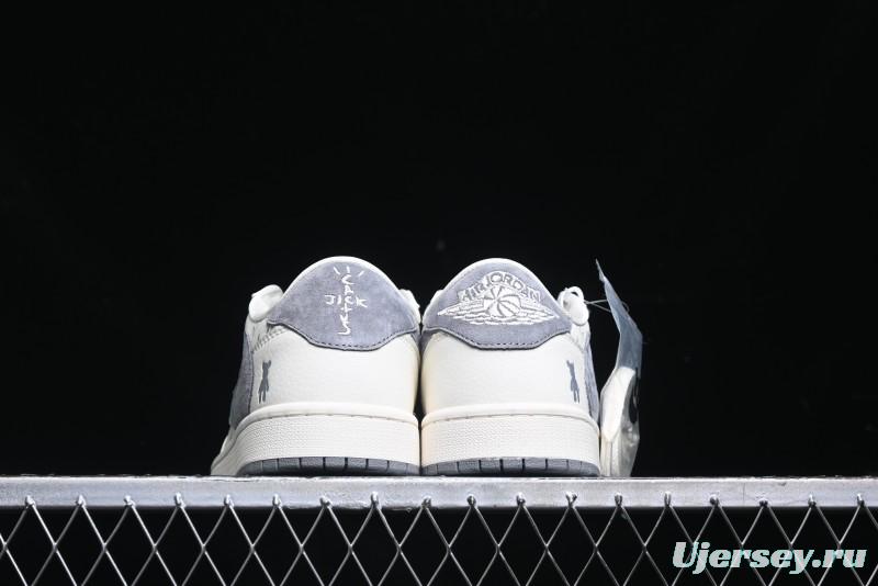 Nike Travis Scott x Fragment Design x Air Jordan 1 Low OG SP AJ1 Sneakers - SJ2068-111