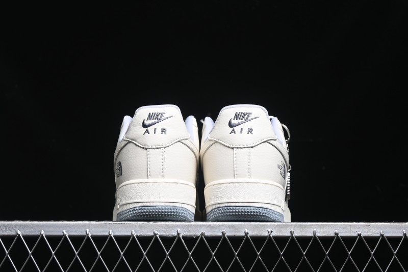 Nike Air Force 1 '07 Low The North Face Collaboration - Beige Grey Sole Low-Top Casual Sneakers - DF0188-014