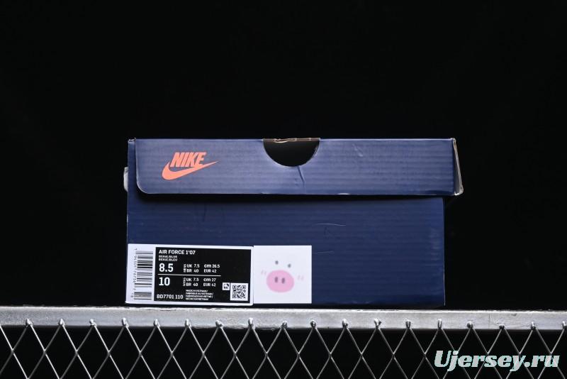 Nike Air Force 1 '07 Low Milk Pig Casual Lace-Up Sneakers - BD7701-110