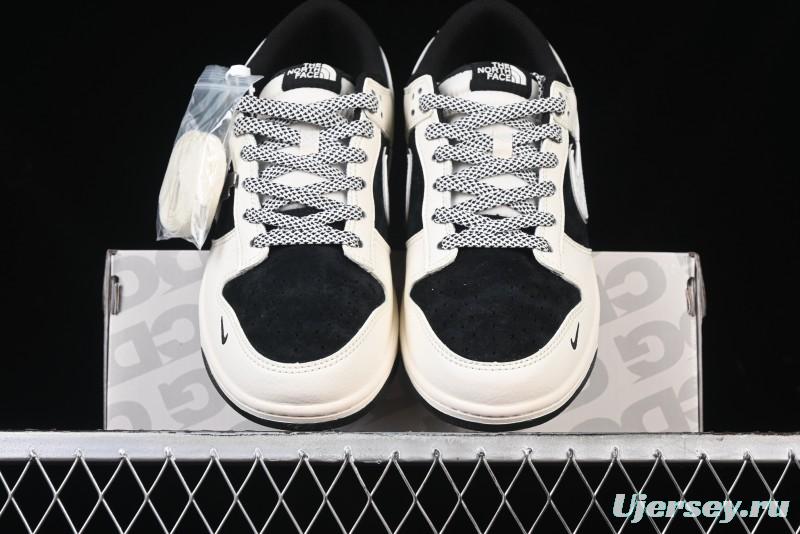Nike SB Dunk Low The North Face x CDG Anniversary Customized Low-Top Casual Skate Shoes - BB7518-006
