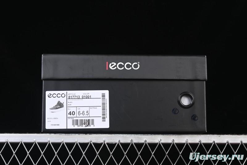 Ecco Soft 8 Anniversary Series Innovative Non-Slip Simple High-Top Wear-Resistant Casual Shoes - 81771301001