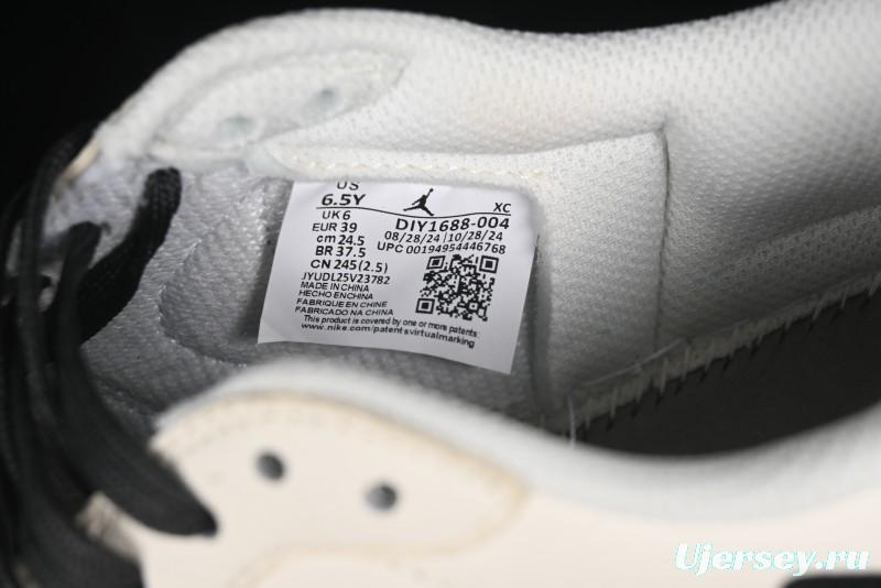 Nike Travis Scott x Fragment Design x Air Jordan 1 Low OG SP AJ1 Supreme North Face Collaboration - DIY1688-004