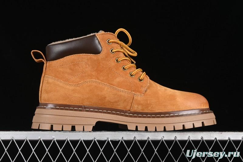 Timberland Classic Mid Waterproof Insulated Boot with Premium Suede Leather - TB10069-1YELLOW