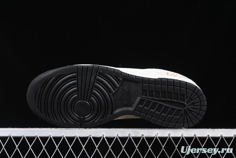 Nike SB Dunk Low Dior Collaboration Anniversary Custom Low-Top Casual Sneakers - DJ2024-066