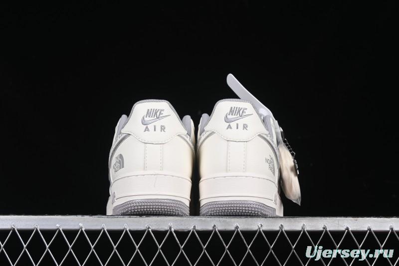 Nike Air Force 1 '07 Low The North Face x CDG Light Bone Swoosh Casual Sneakers - BB7518-014