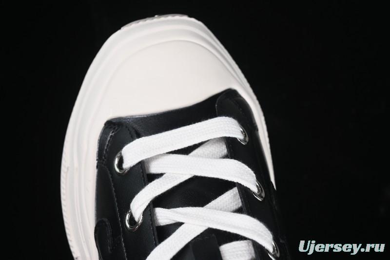 Shoot Brand Replay Black Plum Retro Comfort Leather Anti-Slip Platform Low-Top Casual Sneakers - AJD4