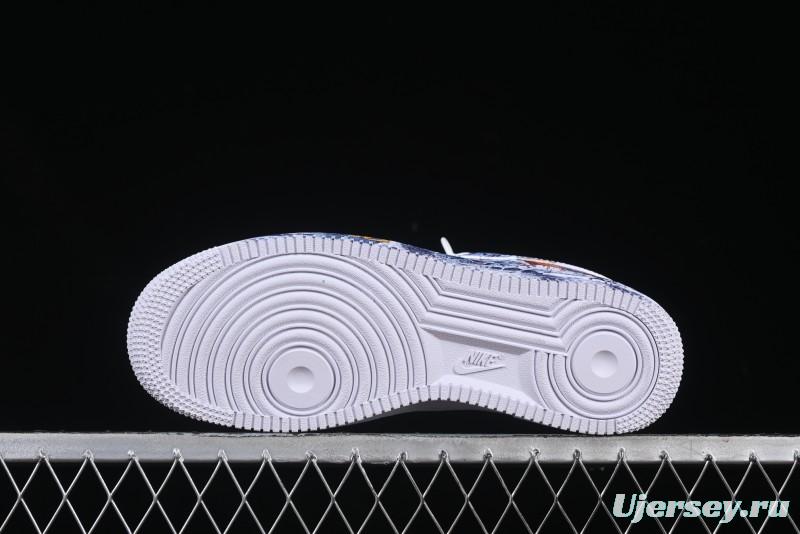 Nike Air Force 1 '07 Low Casual Sneakers with All-sole Air Cushion - DD8959-100