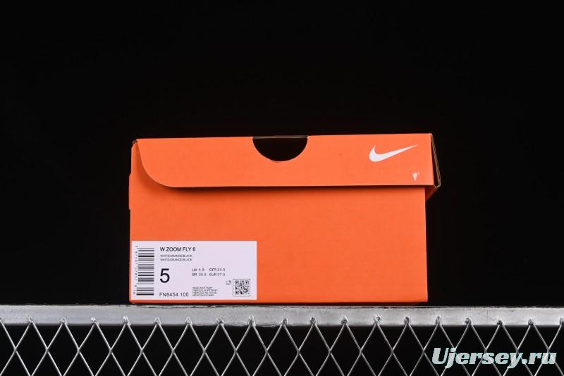 Nike Zoom Fly 6 Lightweight Responsive Running Shoes with React Foam and Carbon Fiber Plate - FN8454-100