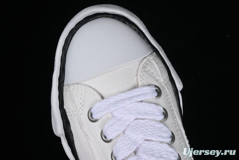 Wayne Original Sole Leather Low Sneaker with Deconstructed Ice Cream Sole - W.E5