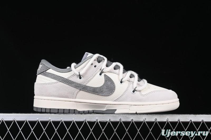 Nike SB Dunk Low Carhartt x Supreme Collaboration Anniversary Edition Customized Low-Top Casual Skate Shoes - YX5066-239