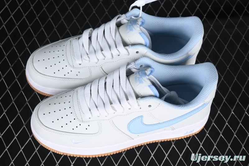 Nike Air Force 1 '07 Low Light Blue Casual Sneakers - 315122-102