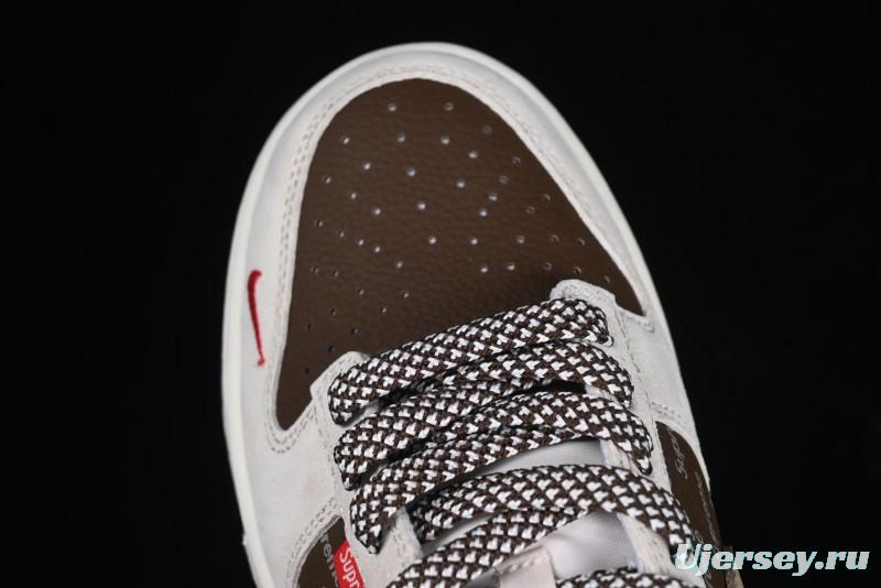 Nike SB Dunk Low The North Face x Supreme Collaboration Anniversary Edition High-End Custom Low-Top Casual Sneakers - DJ2024-056