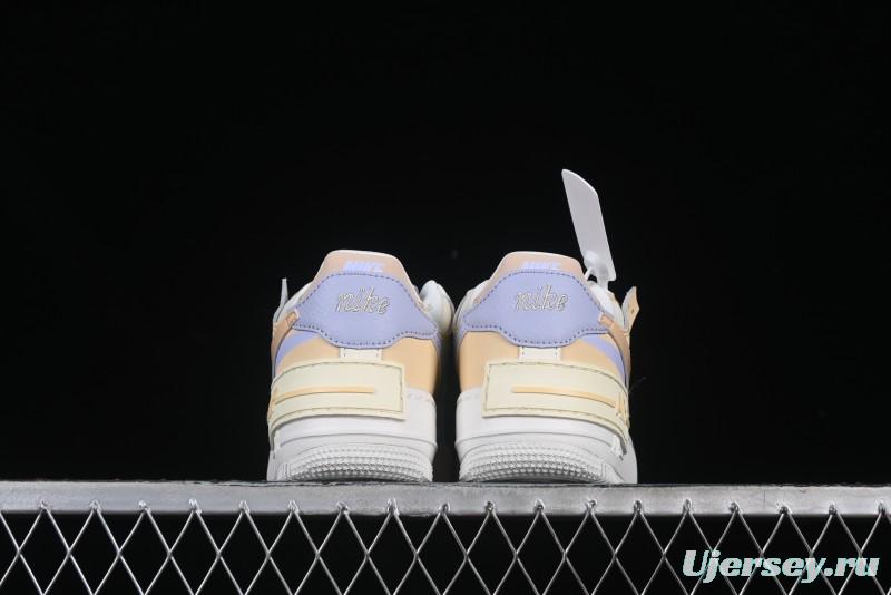 Nike Air Force 1 Shadow Lightweight Elevated Low-Top Sneakers - DZ1847-114