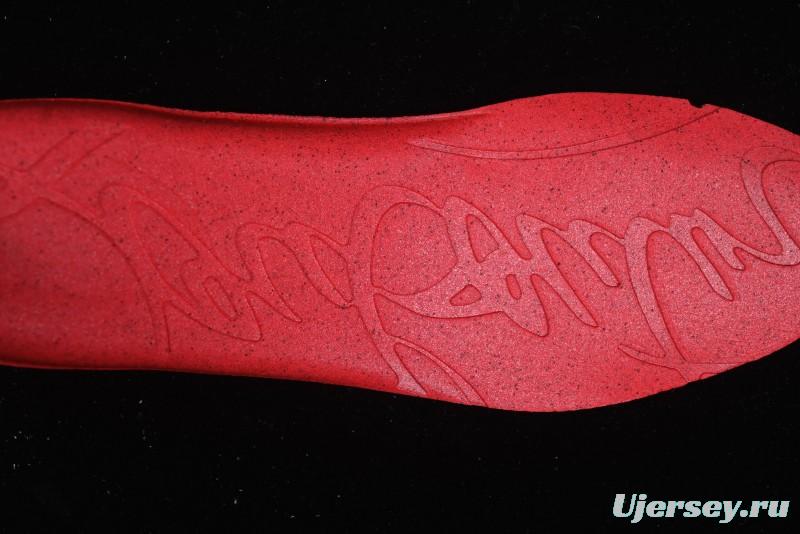 Christian Louboutin Funnyto Flat French Luxury Brand Green Color Block Low Top Sneakers - X.D4