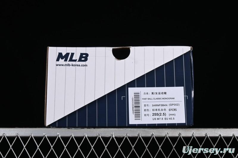 New York Yankees MLB Fast Ball Classic Monogram 24SS Retro Casual Running Shoes - 3ARNFSB4N07CRS