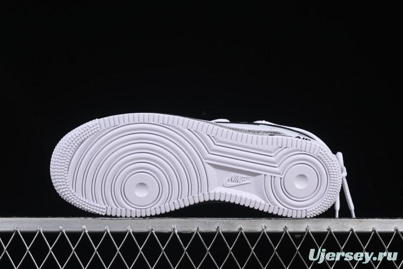 Nike Air Force 1'07 Low Custom 2D Daisy Graffiti Hand-Painted Casual Sneakers - CK0316-060