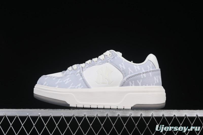 New York Yankees Chunky Liner Mid Denim Monogram Sandals with Thick Sole - 3ASXS015N50GRS