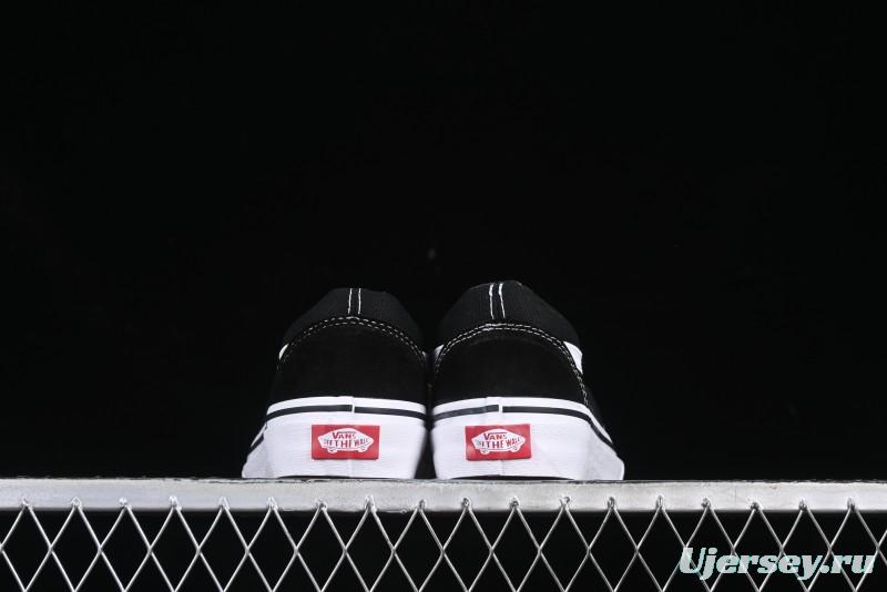 Vans Premium Old Skool Classic Black & White Low-Top Skate Shoes - VN000ZD4Y28