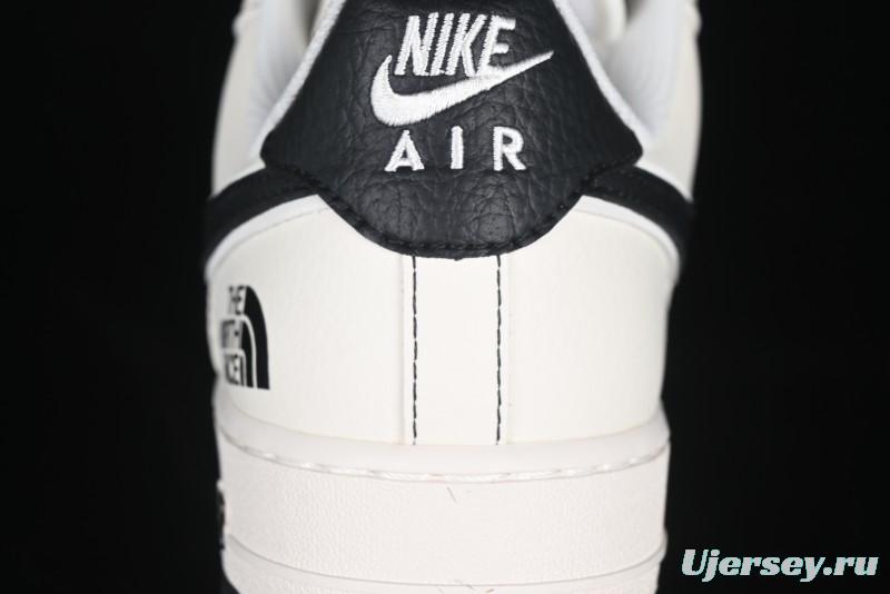 Nike Air Force 1'07 Low The North Face Collaboration Beige Black Red Label Casual Sneakers - BB7518-010
