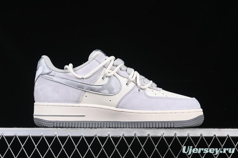 Nike Air Force 1 '07 Low The North Face Collaboration Silver Swoosh Drawstring Casual Sneakers - DM6688-016