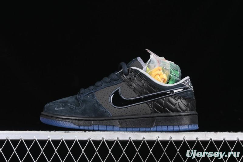 Nike Division Street Dunk Low "Oregon Black" Hidden Colorway Low-Top Casual Sneakers - HV1470-001