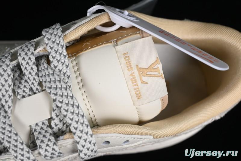 Nike Air Jordan 1 Low OG SP Travis Scott x Fragment Design Retro Sneakers with Reverse Swoosh - SJ2068-006