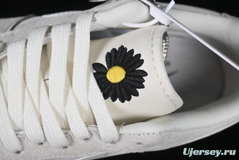 Nike Air Force 1 '07 Low Grey Pig Suede Graffiti Casual Sneakers - DF0188-035