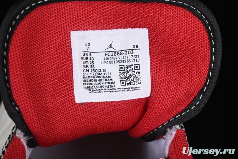 Nike Air Jordan 1 Low Supreme Collaboration Year of the Snake Limited Edition Retro Basketball Shoes - FC1688-203