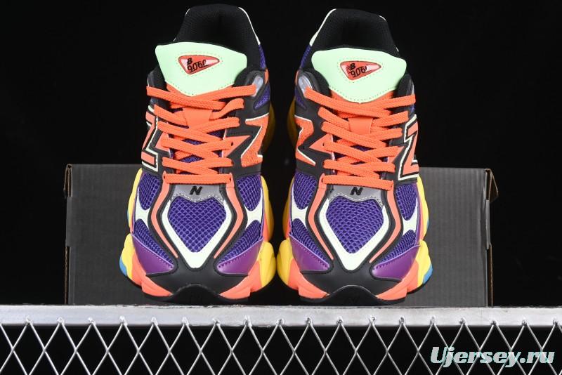 New Balance 9060 Retro Casual Running Sneakers with ABZORB Cushioning Technology - U9060NBX