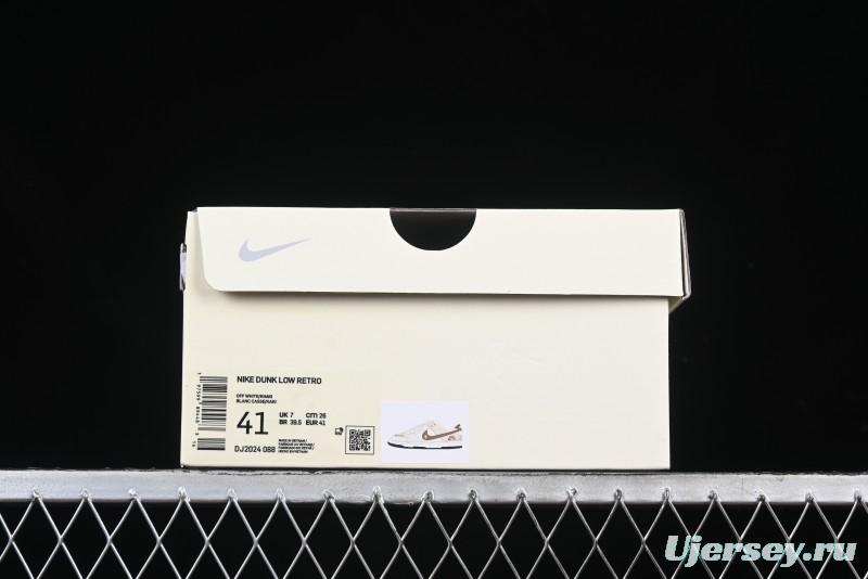 Nike SB Dunk Low Burberry Collaboration Patch Brown Swoosh Anniversary Custom Low-Top Casual Skate Shoes - DJ2024-088