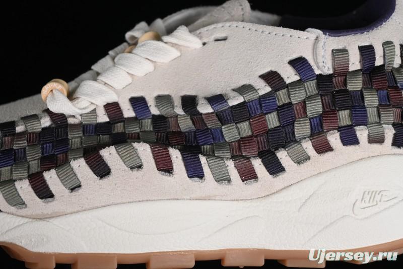 Nike Air Footscape Woven Asymmetrical Weave Slip-Resistant Low-Top Lifestyle Sneakers - FV3615-191