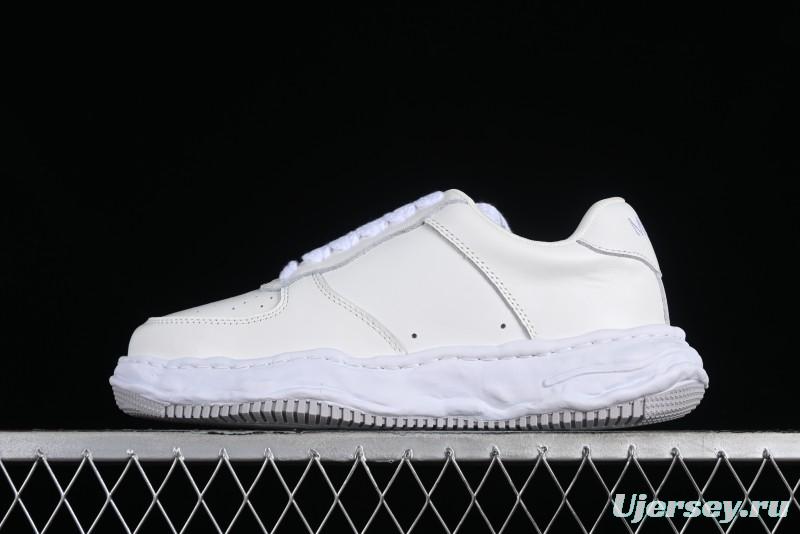 Wayne Original Sole Leather Low Sneaker with Deconstructed Ice Cream Sole - MMY