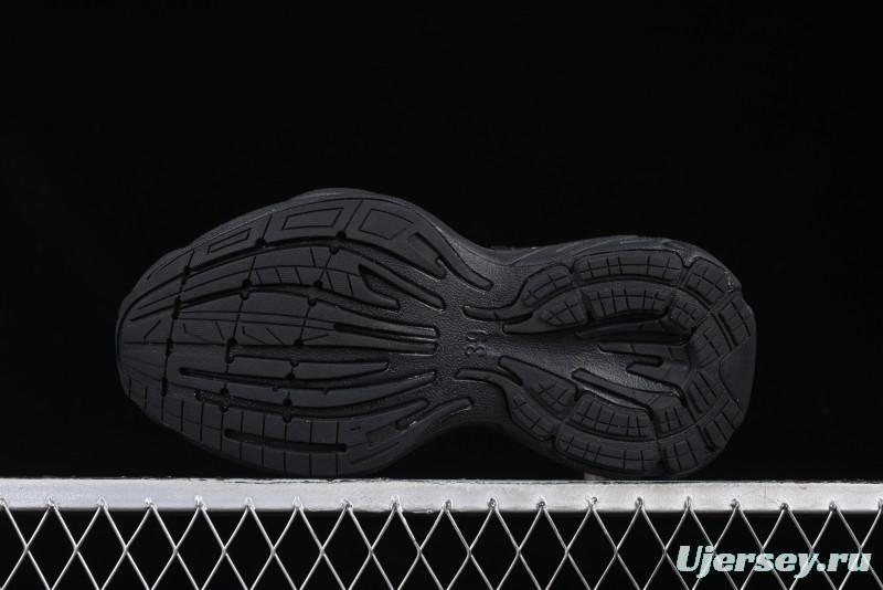 Balenciaga Monday Leather Round Toe Lace-Up Low-Top Casual Shoes - WDTSC1000