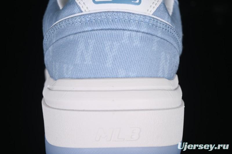 New York Yankees Chunky Liner Mid Denim Monogram Platform Sandals - 3ASXD065N50BLS