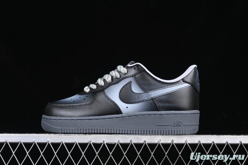 Nike Air Force 1 '07 Low Night Storm Custom Casual Sneakers for Autumn Winter - YD2425-101