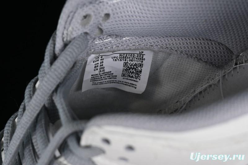 Nike SB Dunk Low NYC Collaboration Light Gray Low-Top Casual Skate Shoes - NC2103-302