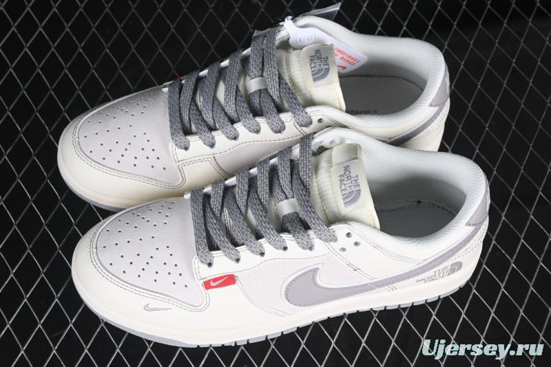 Nike SB Dunk Low The North Face Collaboration Anniversary High-End Custom Low-Top Casual Skate Shoes - BB7518-015