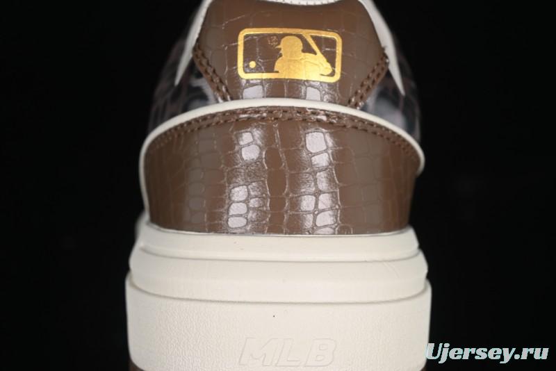 New York Yankees Chunky Liner Lux Leopard Thick Sole Casual Running Shoes - 3ASXCLE4N43BGS