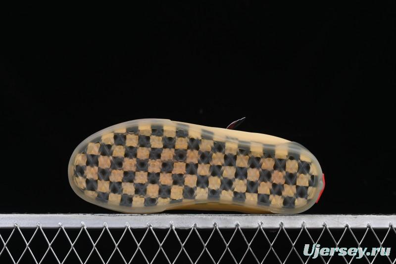 Palm Angels x Vans Sk8-Mid Mid-Top Casual Skate Shoes with Vintage-Inspired Design - VN000CRPGRN