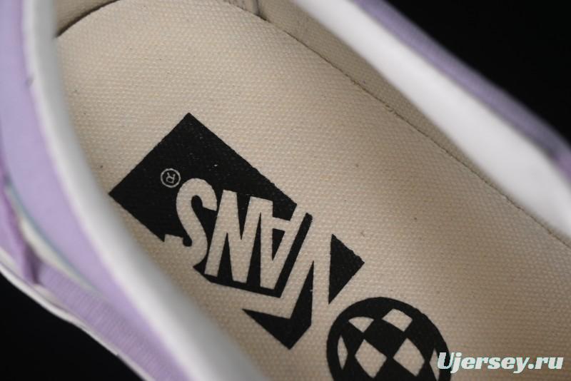 Vans Old Skool Reissue 136 Purple Checkerboard Retro Canvas Shoes - VN000MT6E3N