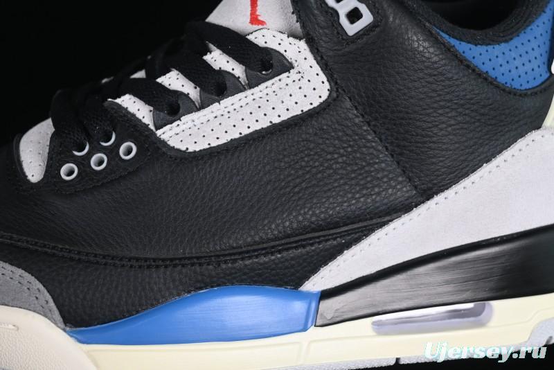 Nike Air Jordan 3 OG "Rare Air" Retro Basketball Shoes with Reverse Swoosh Design - IB8967-004