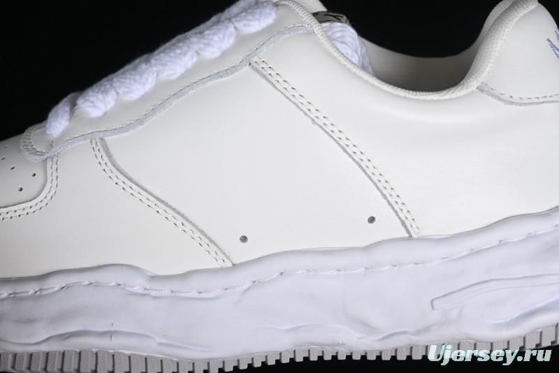 Wayne Original Sole Leather Low Sneaker with Deconstructed Ice Cream Sole - MMY