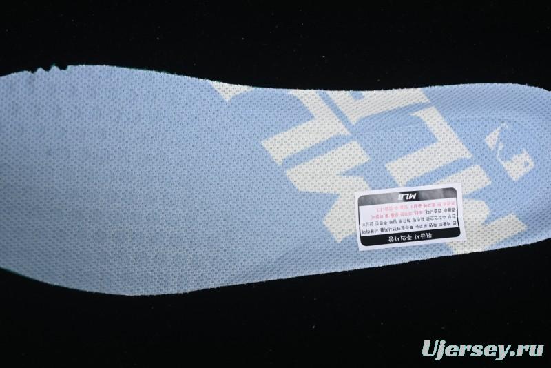 New York Yankees Chunky Liner Mid Denim Monogram Sandals with Thick Sole - 3ASXS015N50BLS