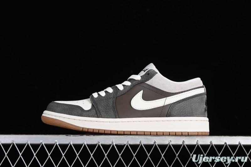 Nike Air Jordan 1 Low "Snkrs Day" Casual Sneakers with Grey Toe Design - FD0399-004