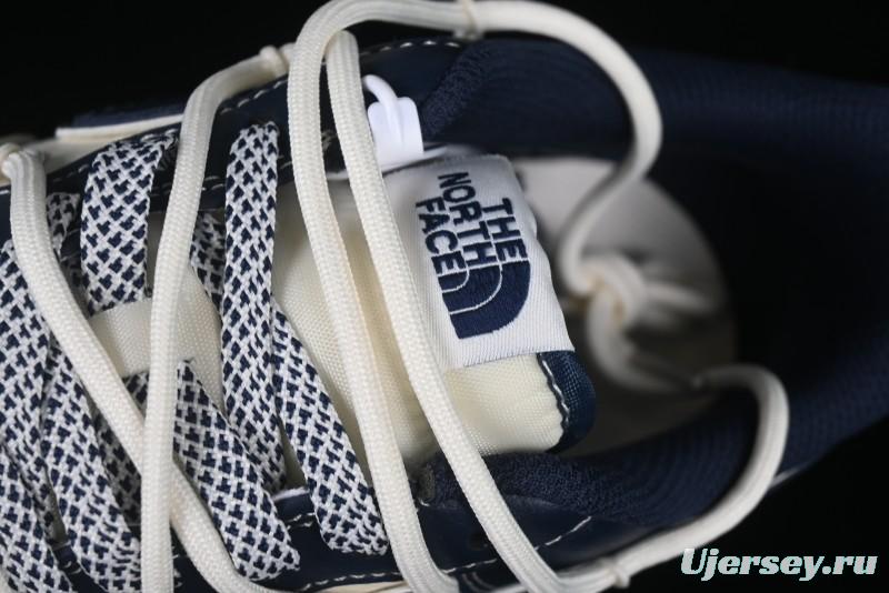 Nike Air Force 1 '07 Low The North Face Collaboration Beige Blue Patchwork Drawstring Casual Shoes - SJ1198-107