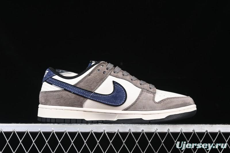 Nike SB Dunk Low The North Face Collaboration - Mysterious Grey Anniversary Edition Customized Low-Top Casual Skate Shoes - XS1086-006