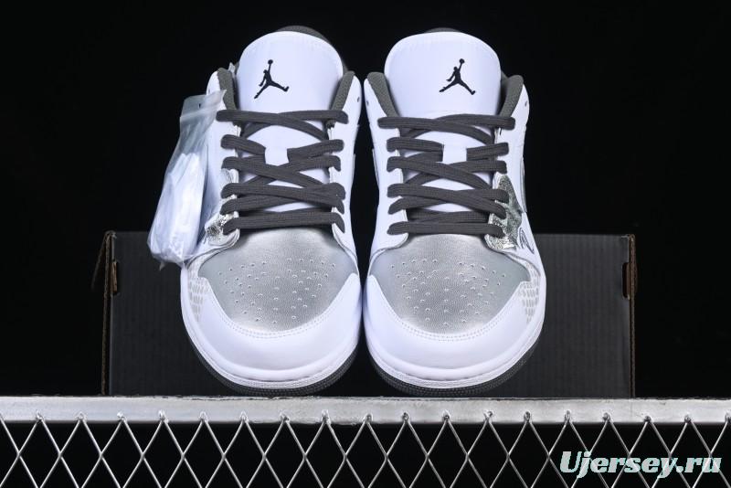 Nike Air Jordan 1 Low AJ1 Snake Year Custom Low-Top Culture Basketball Shoes - 553558-152