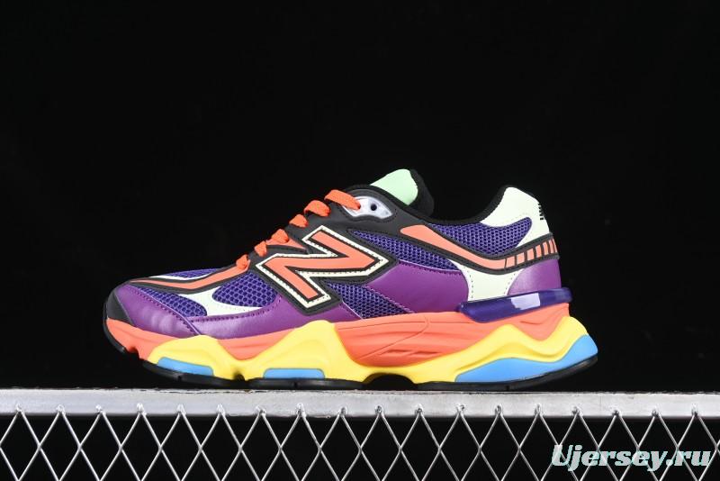 New Balance 9060 Retro Casual Running Sneakers with ABZORB Cushioning Technology - U9060NBX