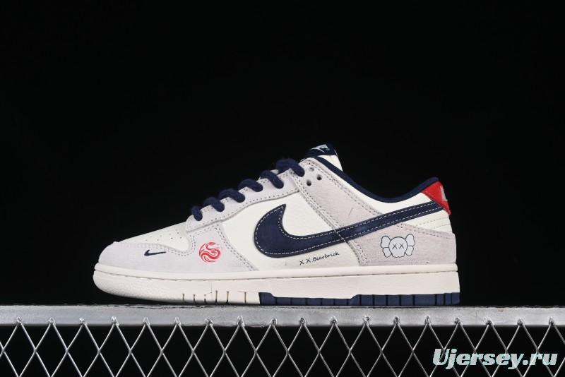 Nike SB Dunk Low Kaws Year of the Snake Collaboration Pig Eight Blue Hook Anniversary High-End Custom Low-Top Casual Sneakers - YX5066-249